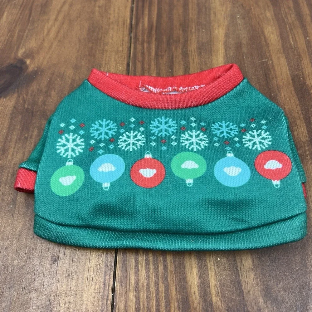 2021 Build-A-Bear BAB Promise Pets Christmas Holiday Sweater‎